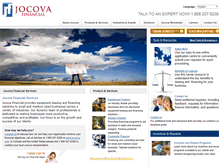 Tablet Screenshot of jocovafinancial.com